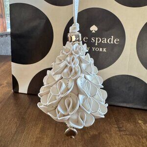 Kate Spade Winter Pine 3D Tree Dangle Leather Bag Charm NWT $98 Retail